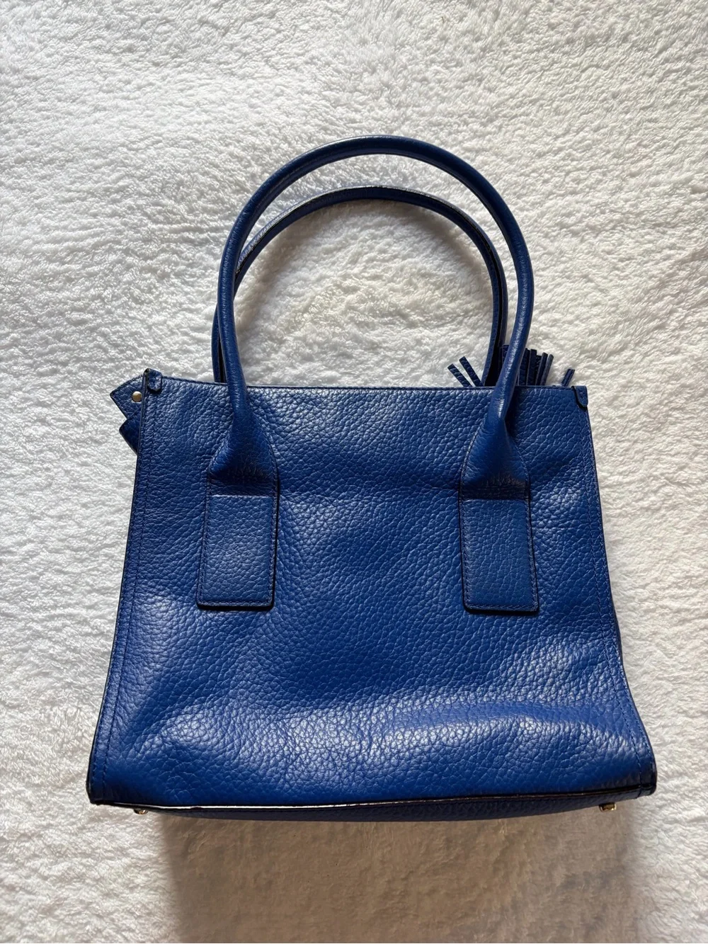Kate Spade Linda Blue Leather Tote Bag